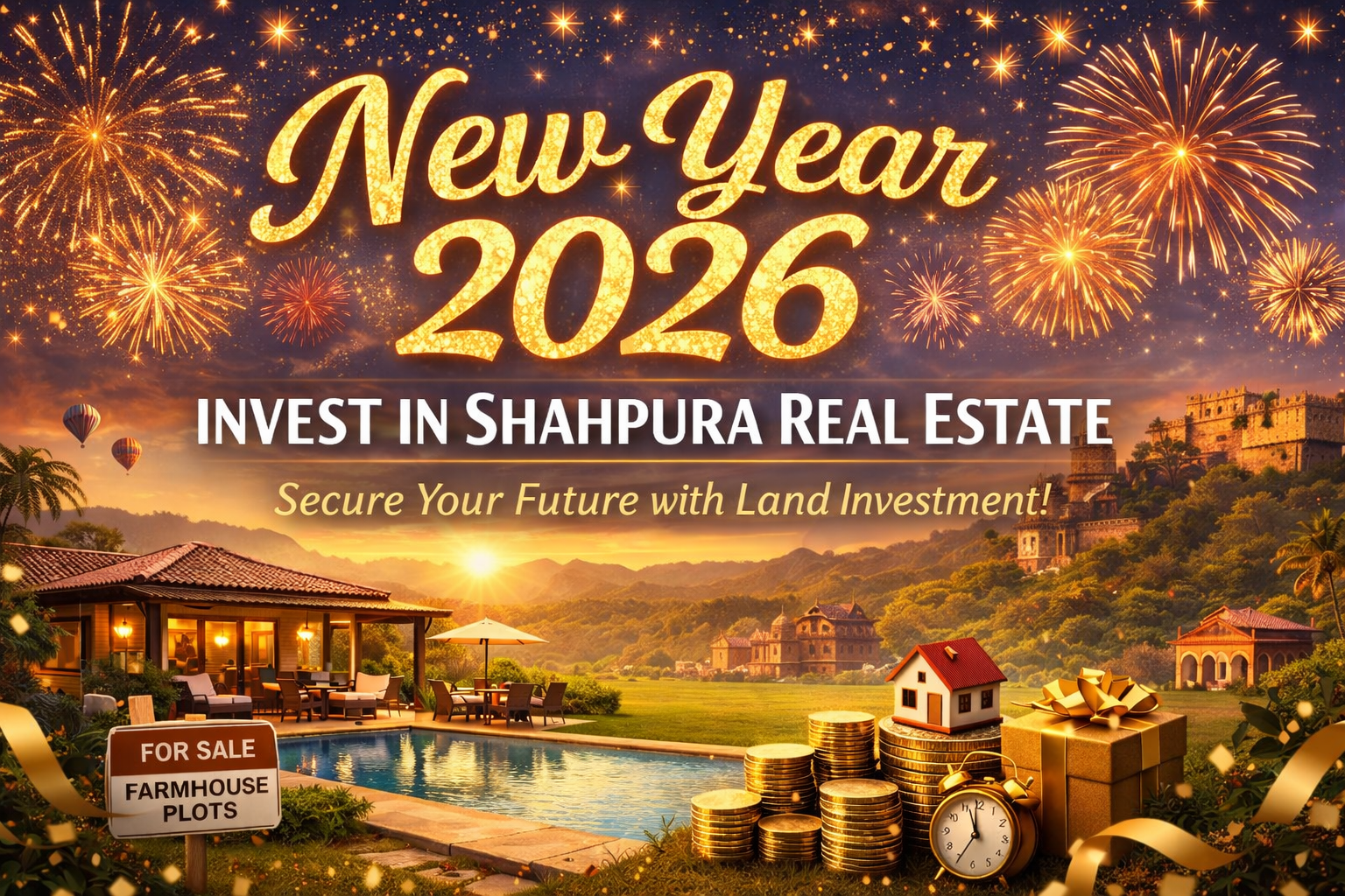 New Year Real Estate Investment in Shahpura